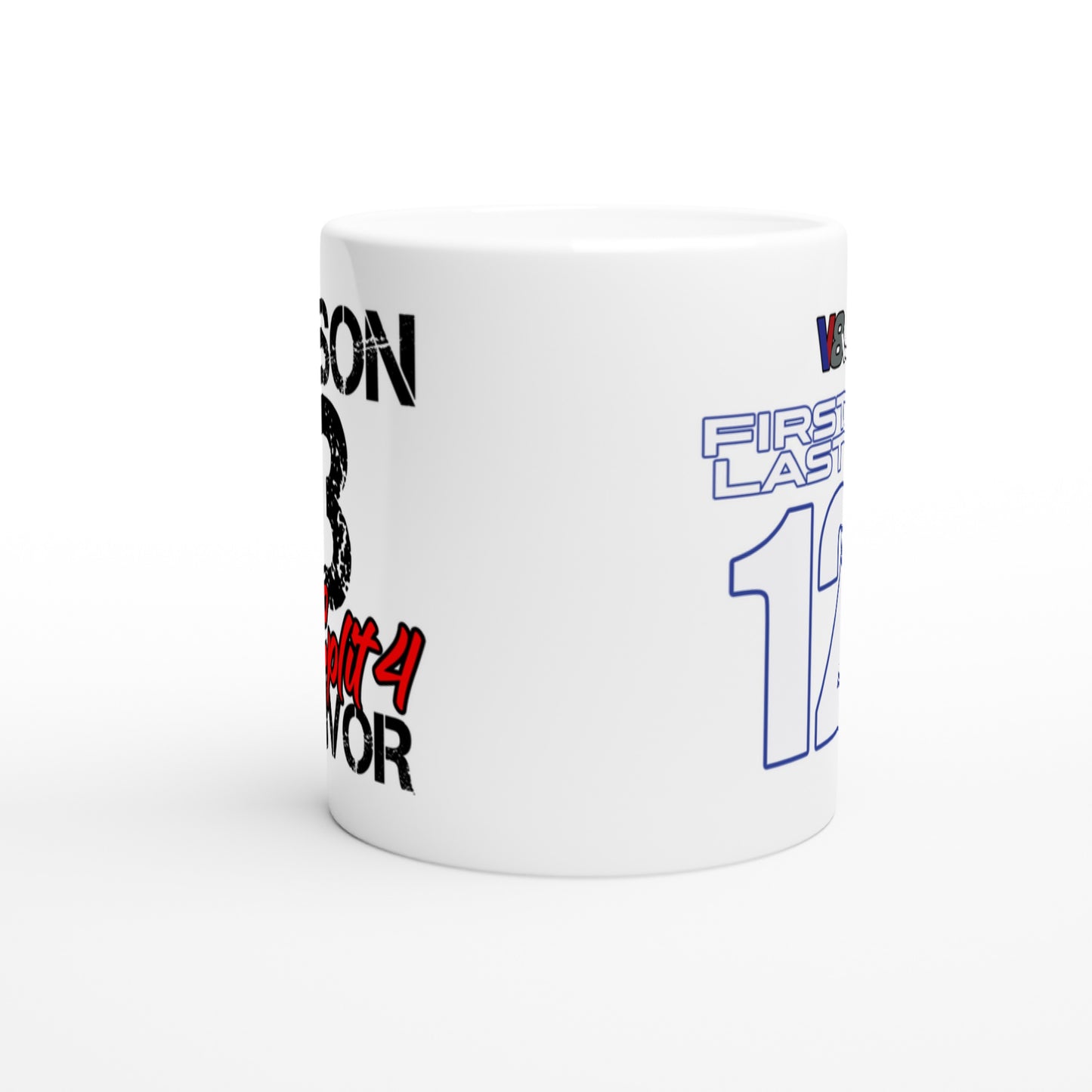 V8 Vets 'Survivor Series' Mugs