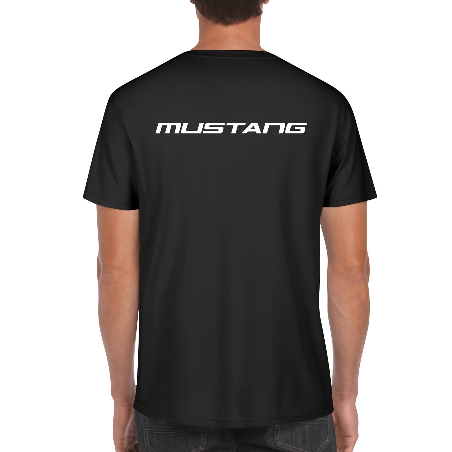 Mustang Flag Cotton Short Sleeve Shirt - Perfect Gift & Everyday Comfort Wear