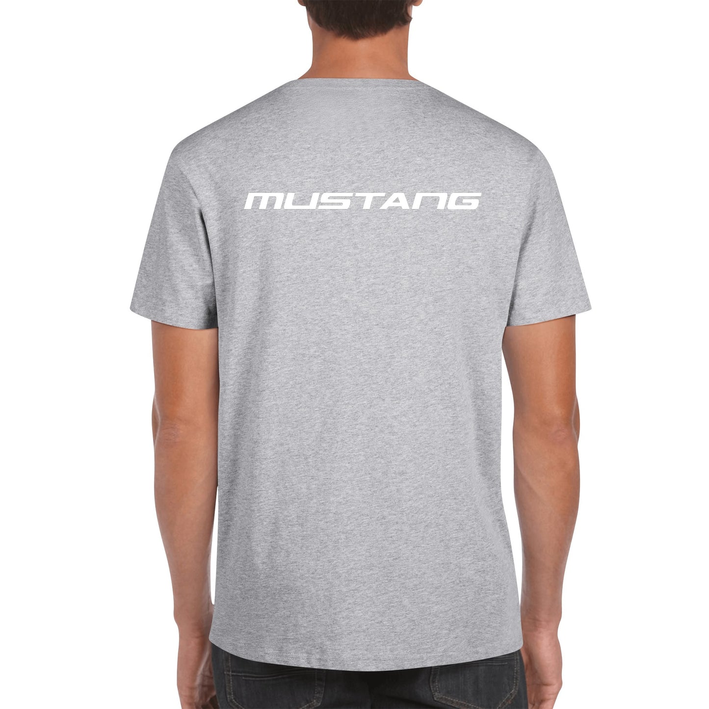 Mustang Flag Cotton Short Sleeve Shirt - Perfect Gift & Everyday Comfort Wear