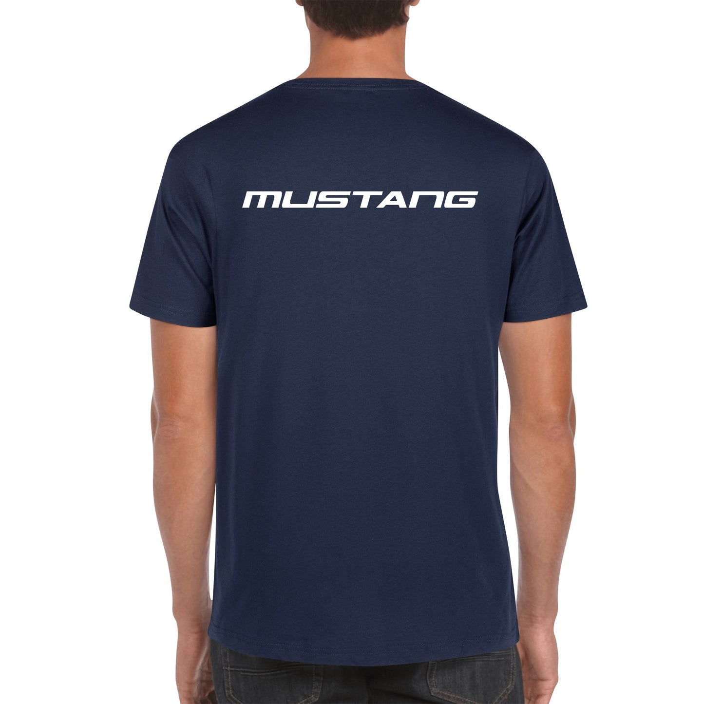 Mustang Flag Cotton Short Sleeve Shirt - Perfect Gift & Everyday Comfort Wear